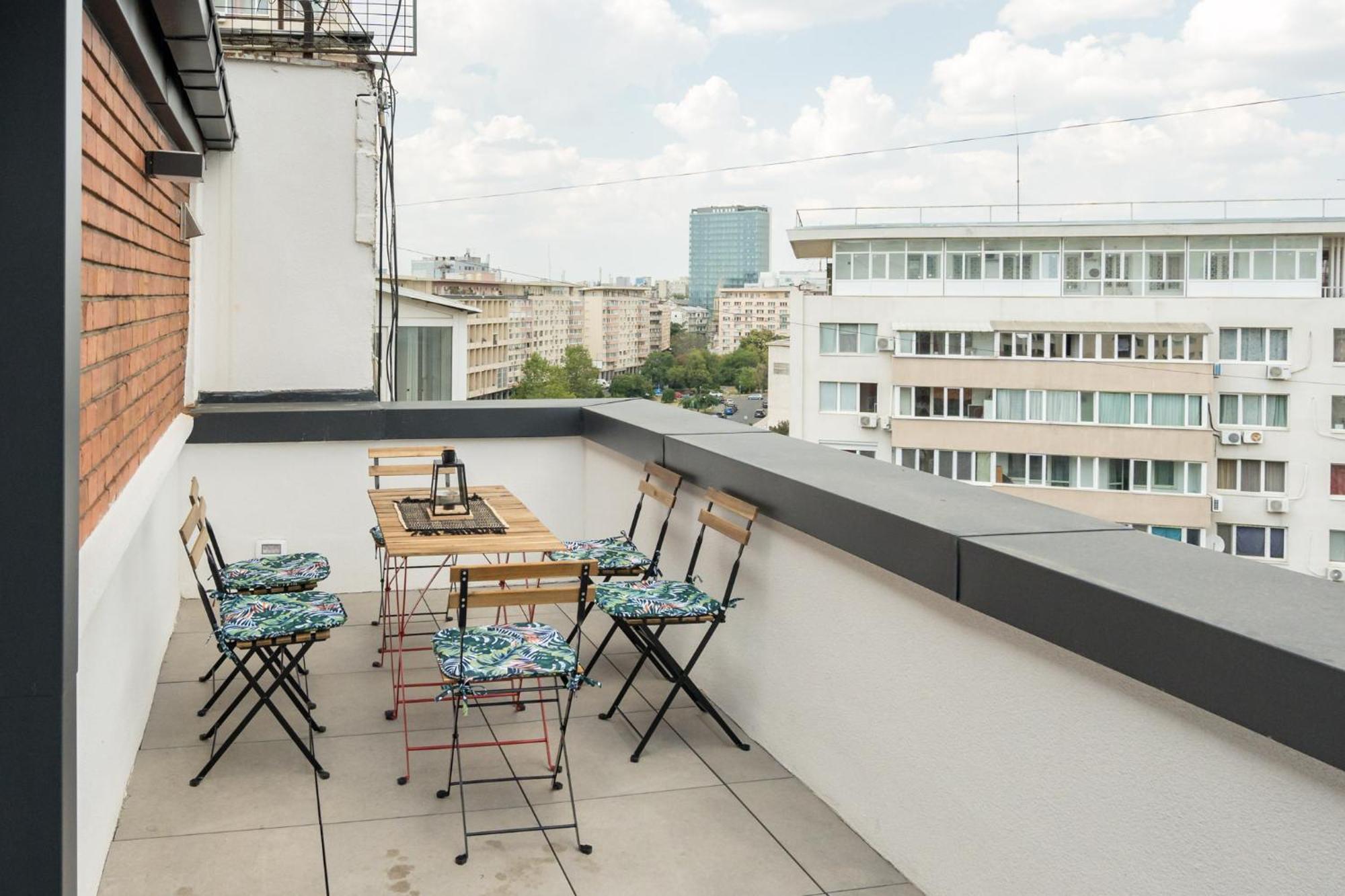 Mood Penthouse - 3Br Luxury Stay In Bukarest Exteriör bild